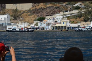 Santorini from the tinder.