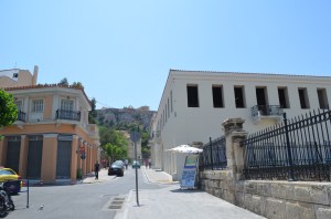 and NEXT to the ruins...