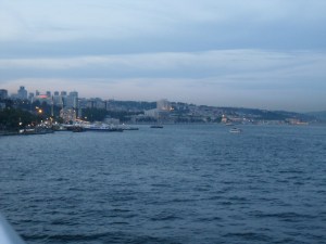 Istanbul from the bow.